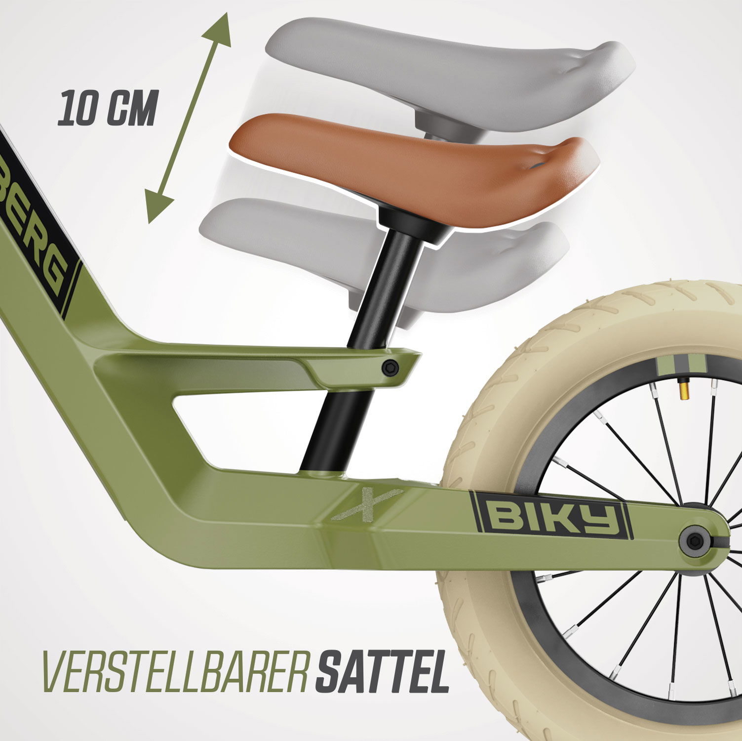 BERG Laufrad Biky Retro Green BERG Laufrad Biky Retro Green